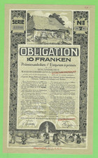 Morska Spółdzielnia Zaopatrzenia w Wodę Tapfelen 1920, 10 franków