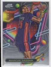 #172 Marcus Sasser 2023-24 Topps Chrome Cosmic Base RC Detroit Pistons