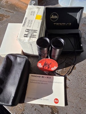 Leitz Leica Trinovid 10 x 25model BC/BCA 30th Anniv Binoculars Complete OneOwner