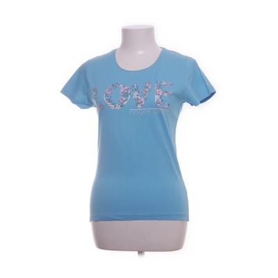 Passion, T-shirt, Größe: S, Blau/Pink/Mehrfarbig, Baumwolle, Print, Damen #xKP