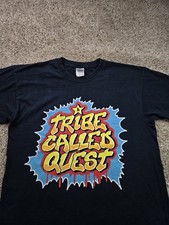 Vintage A Tribe Called Quest  T Shirt Black Wild Style Short Sleebe