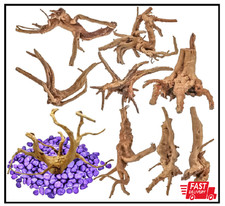 8 Pack Natural Driftwood for Aquarium Aquarium Decor Spider Wood Freshwater