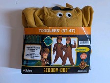 Toddlers Scooby Doo Costume Cosplay Pretend Play Dress Up Halloween 3T-4T New