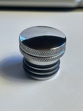 Harley Davidson Custom Chrome Oil Tank Filler Plug by Drag Specialties DS-330032