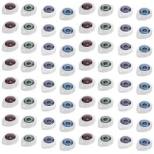 100 Pcs Acrylic Craft Eyes Fake Eyes for Doll Making and Animal Crafting