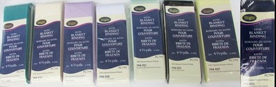 Wrights satin blanket binding choice of colors 4 3/4 yards each