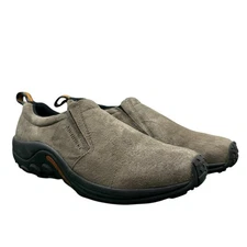 Men's 13 M - Merrell J60787 Jungle Moc Slip-On Shoes Gunsmoke Brown Suede