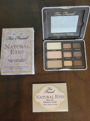 Two Faced Natural Eyes *Neutral Eye Shadow Palette *NIB*