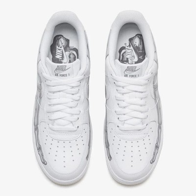 Size 10 - Nike Air Force 1 QS Low Skeleton for sale online | eBay