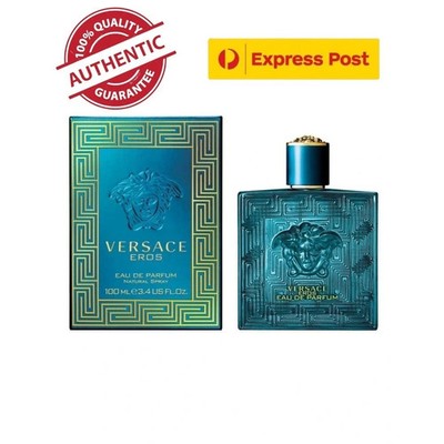 Versace Eros Eau de Parfum, 100ml, %60 percent filled