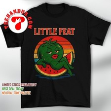 NEW RARE! Little Feat Band Black Cotton T-shirt Full size S-5XL HT349