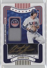 2024 Panini Stars and Stripes Black Gold 33/50 Anthony Silva #SM-AS Auto 0bz