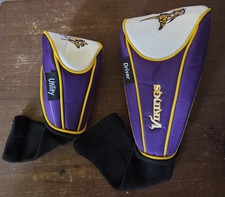 Minnesota Vikings NFL Golf Club Head Covers - Driver Utility - Purple Nylon Logo