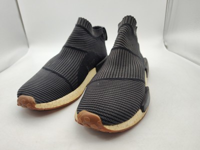 Adidas-BA7209-Originals NMD-Primeknit City Sock-Black-Men's Shoes
