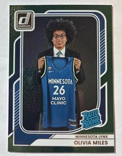 Panini Donruss WNBA 2026 Olivia Miles Rated Rookie Green Shimmer MIN Lynx #87