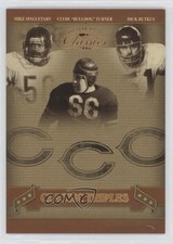 2006 Donruss Classics Classic Triples Clyde Bulldog Turner Mike Singletary no9