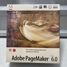 Adobe PageMaker 6.0 For Apple Macintosh And Power Macintosh Deluxe CD-ROM Sealed