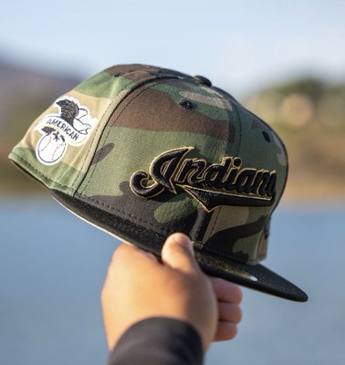 Cleveland Indians New Era Fitted Club 59Fifty Camo/Gold /Black | eBay