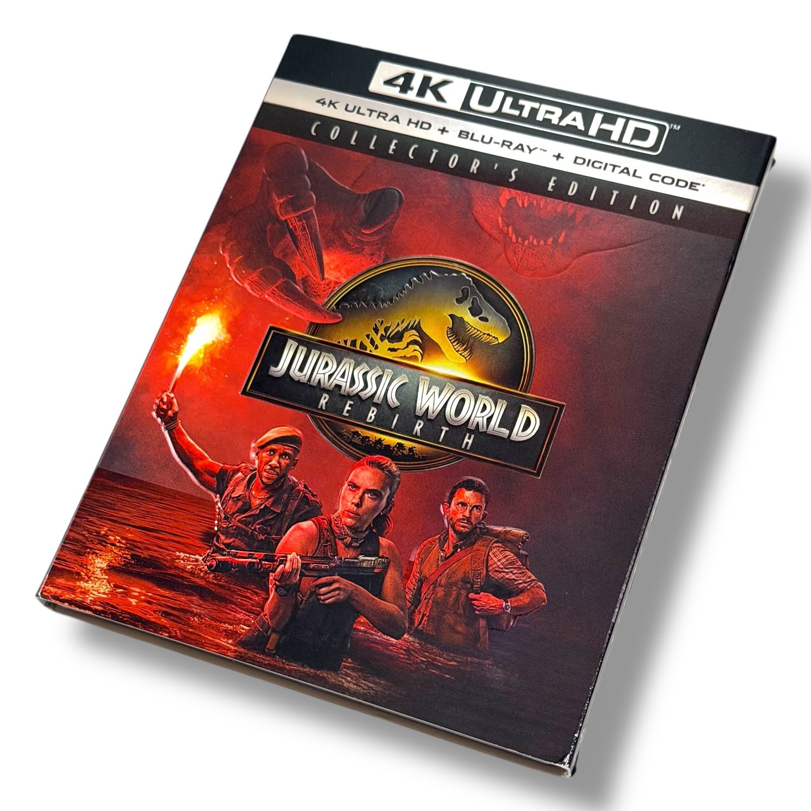 Jurassic World Rebirth 4K UltraHD + Blu-ray incl Slipcover US Import + Freepost