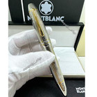 🎉Auction Montblanc Silver Barley Fountain Pen Executive Collector Boxed Rare — photo 3