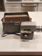 Wollensak Cine Zoom Model 51 8mm And Mid Century Home Movie Kit Excellent Shape