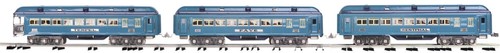 Lionel Corporation por MTH hojalata 3 coches estándar Juego Cometa Azul Calibre 11-40021 | Condition: New