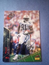 1995 signature Series auto Frank Sanders 436/2750