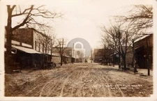 Harlem GA Louisville Street Stores RPPC Photo Postcard COPY