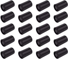 35Mm Caliber Plastic Film Canisters -20Pcs  Black  