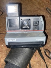 Vintage Polaroid 600 Impulse AF Instant Camera Flash Auto Focus