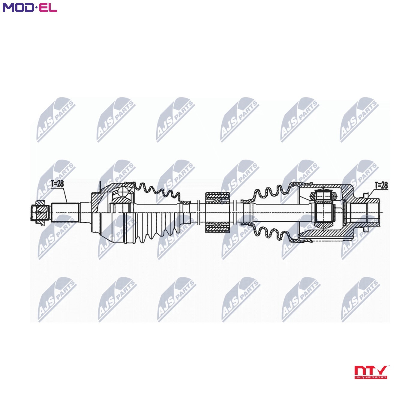 N.T.Y. NPW-SU-042.NTY Drive Shaft for SUZUKI - Image 8