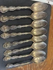 Lot of 8Gorham Strasbourg Sterling Silver Teaspoons Pat.1897 5.75" No Mono