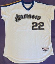 Authentic 2011 ROBINSON CANO 1984 TBTC SEATTLE MARINERS #22 Majestic Jersey 48