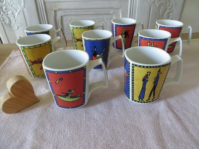 Rosenthal FLASH LOVE STORY   1 Kaffeebecher   9 x da neuwertig