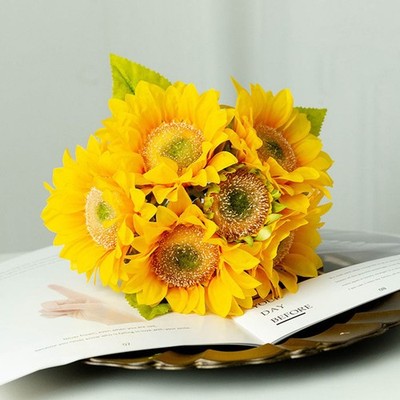  Künstlicher Sonnenblumenstrauß Zur Hochzeit Hochzeitsblumenstrauß