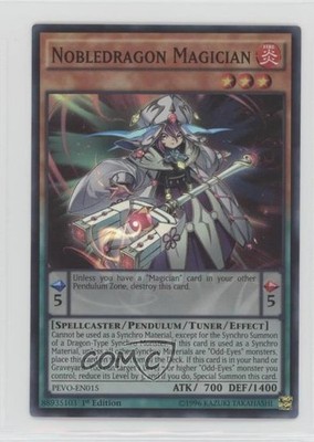 Noble Dragon Magician 1st Ed. YuGiOh Pendulum Evolution #PEVO-EN015