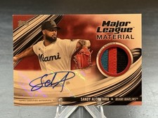 2023 Topps Update Series - Major League Material Autographs Sandy Alcantara /25
