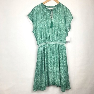 NWT Ophelia Roe Green Dress Size 2X