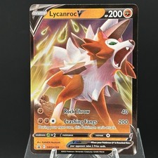 Lycanroc V SWSH199 NM Holofoil Promo Carta Pokemon Rara