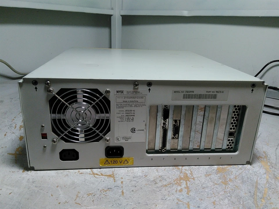 PC Wyse WY-2108-01 384 KB con alimentación JU-475-3C04 probada solo como está Foto 4 de 4