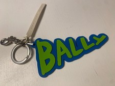 BALLY Schlüsselanhänger NEU Key Holder Ring Silicone Chain new Swiss