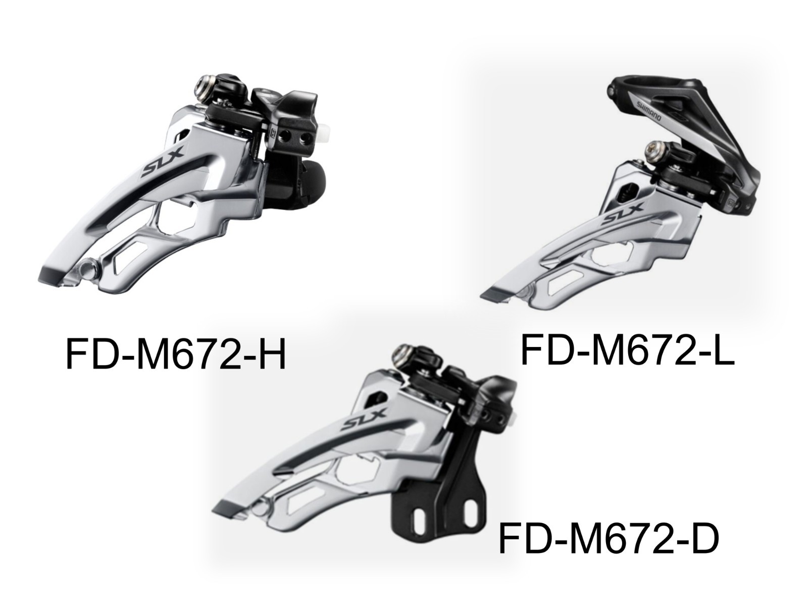 Deragliatore anteriore Shimano SLX FD-M672 2x11