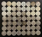 Silver Rosevelt Dimes 90% Silver HUGE SILVER LOT of 56 NO RESERVE