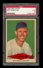 1954 Red Heart Set-Break Roy Mcmillan PSA 3 VG