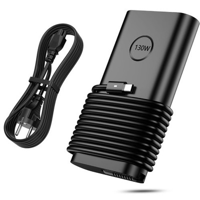 130W USB C Netzteil Laptop Ladekabel Für Dell Pro Max 16 14 XPS 17 9575 9500 65w