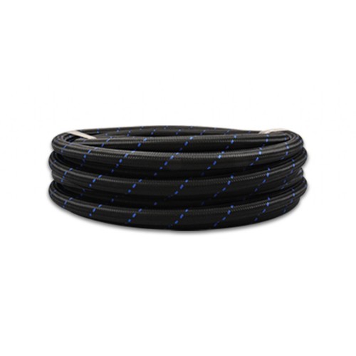 Vibrant -6 AN SS Braided Flex Hose (10 foot roll) main image 1