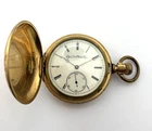 Elgin Antique Sterling Mech Pocket Watch  15J  16s  Gr.4  3102830 NON-WORKING