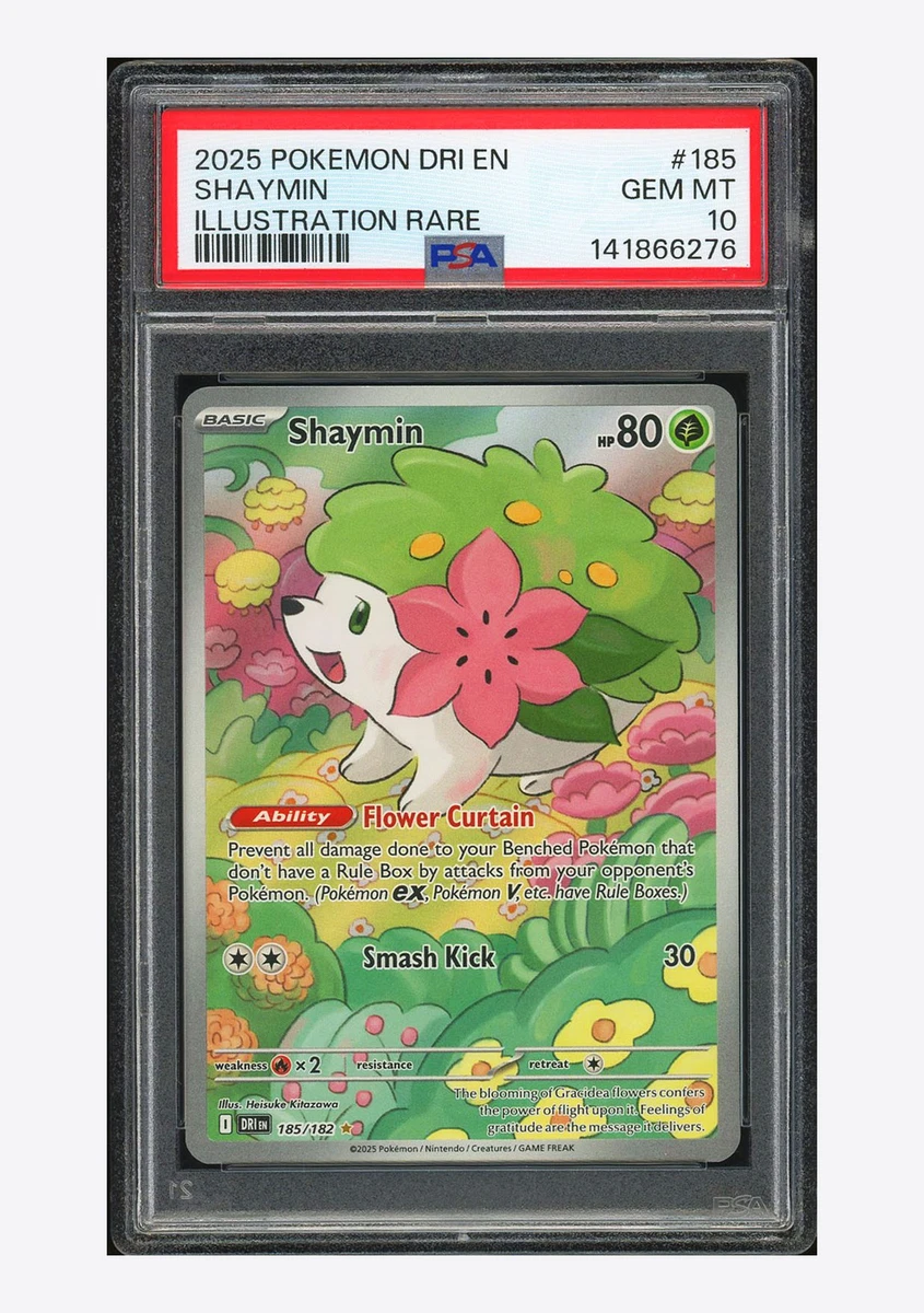 Shaymin Pokémon TCG Professional Sports Authenticator (PSA) Grade