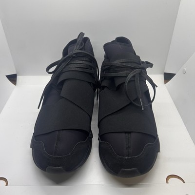 Adidas Y-3 Qasa High Yohji Yamamoto Black Carbon Sneakers CG3194 Mens 9.5