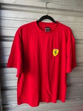 Vintage 2002 Ferrari Racing SF Logo Red T-Shirt Official Licensed Product XL